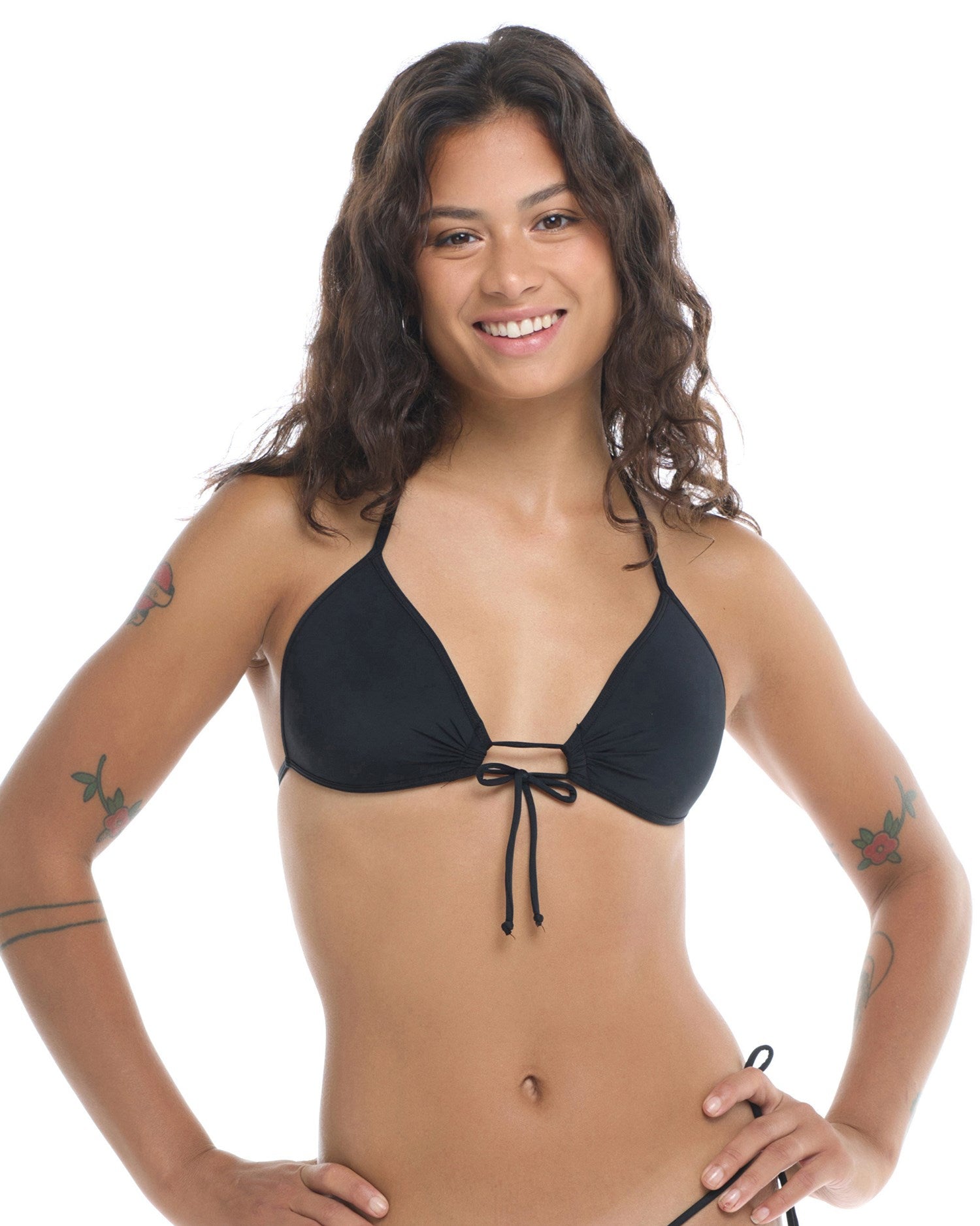 Hawaiian Heat Elongated Triangle Bikini Top