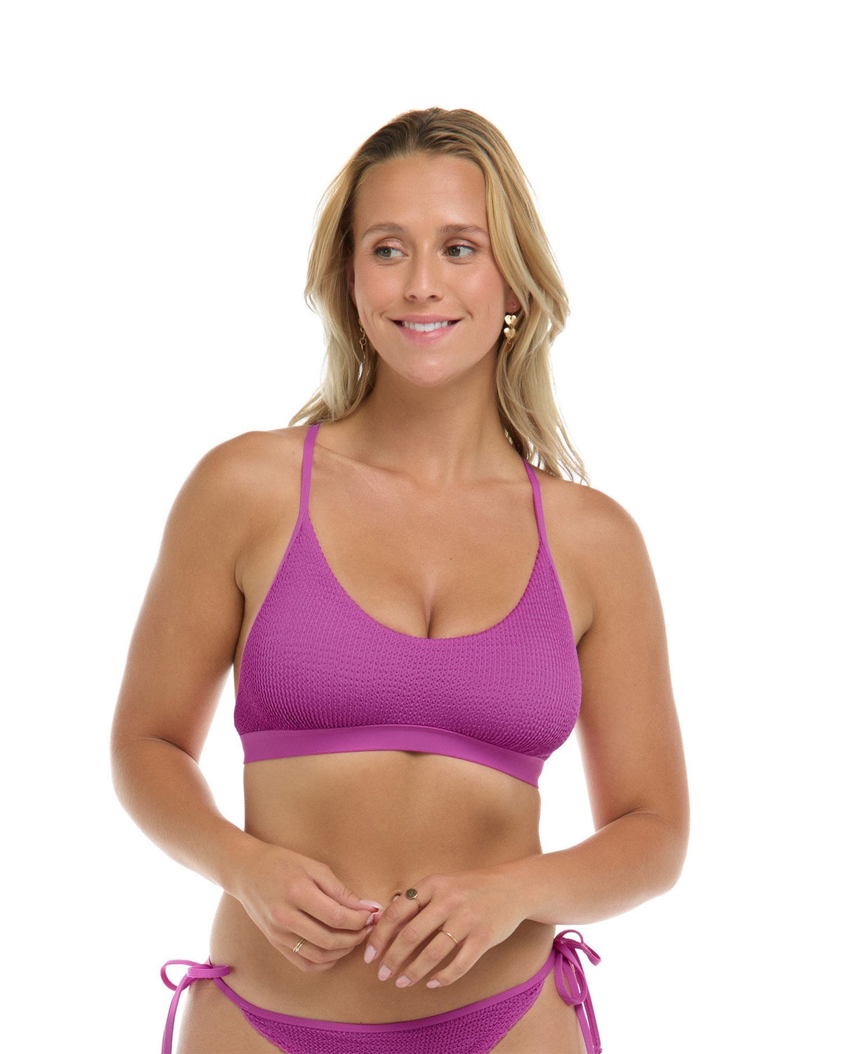 Alexa D, DD, E & F Cup Top - SORBET (Mauve) - Eidon