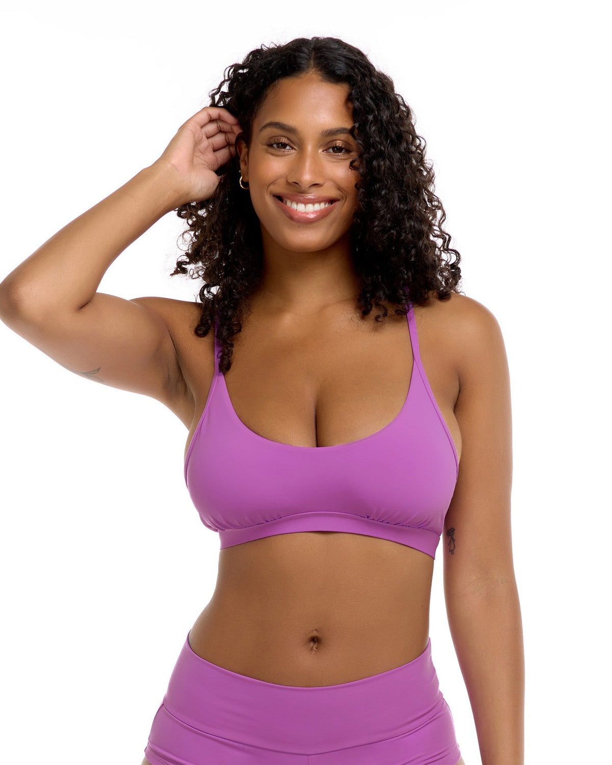 Alexa D, DD, E & F Cup Top - VIOLET - Eidon