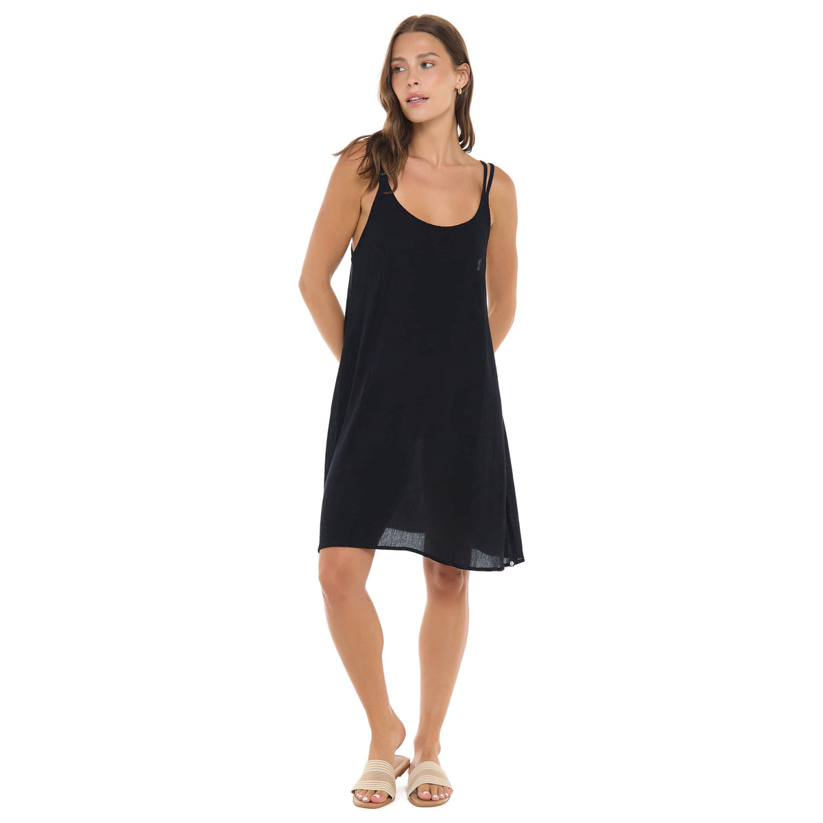 Liza Dress - BLACK LICORICE - Eidon