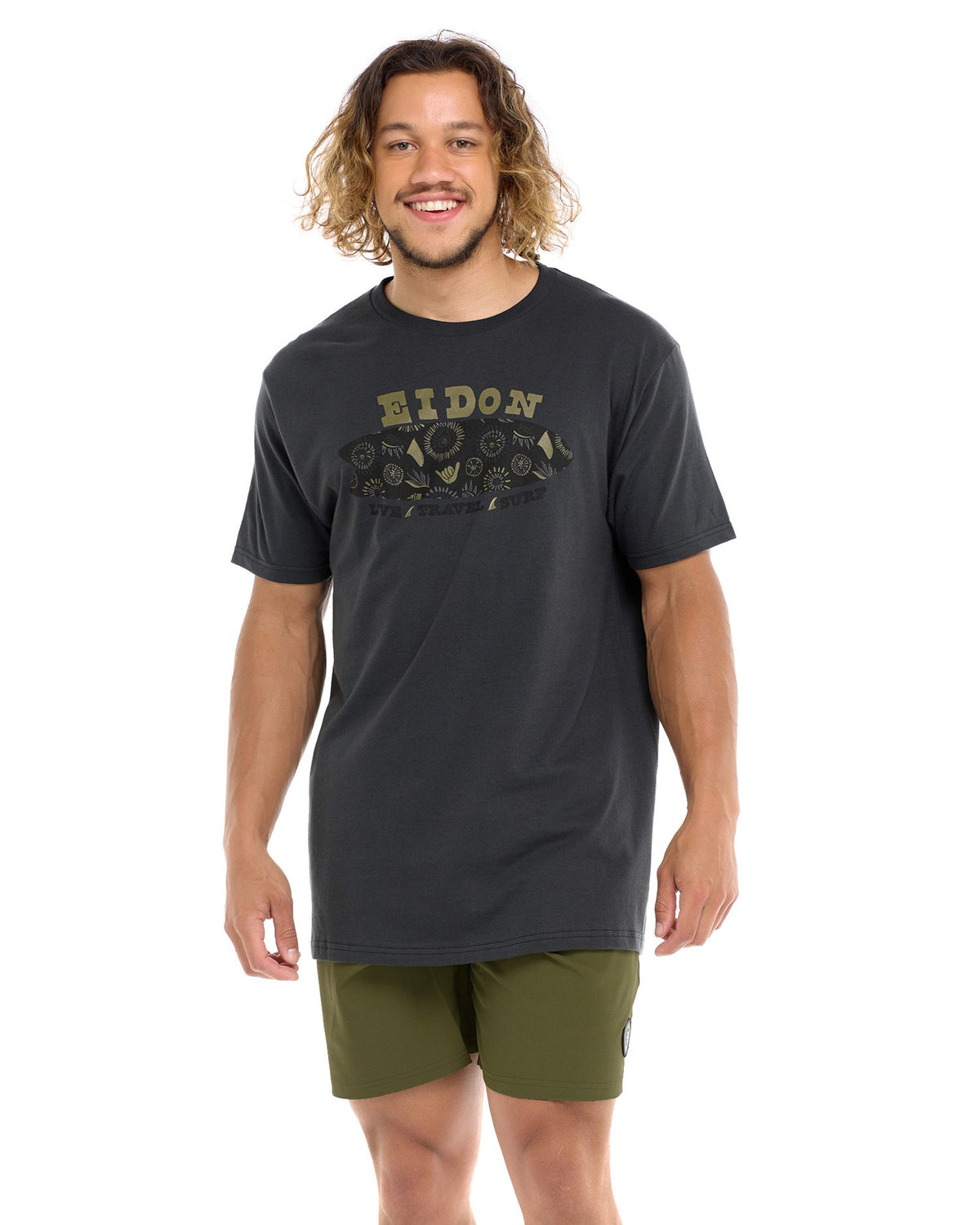 FINNEUS FISH MENS TEE-Black