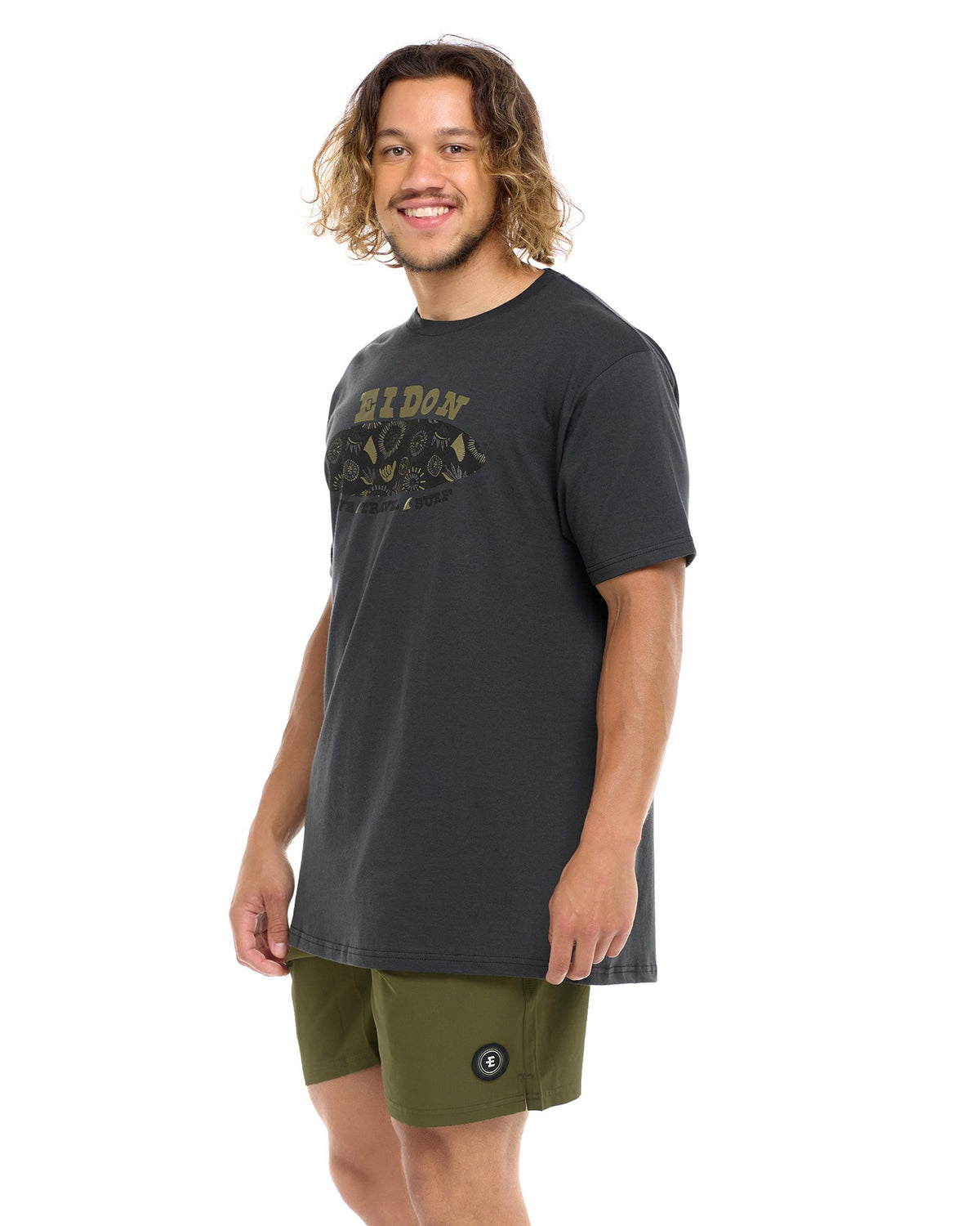 FINNEUS FISH MENS TEE-Black