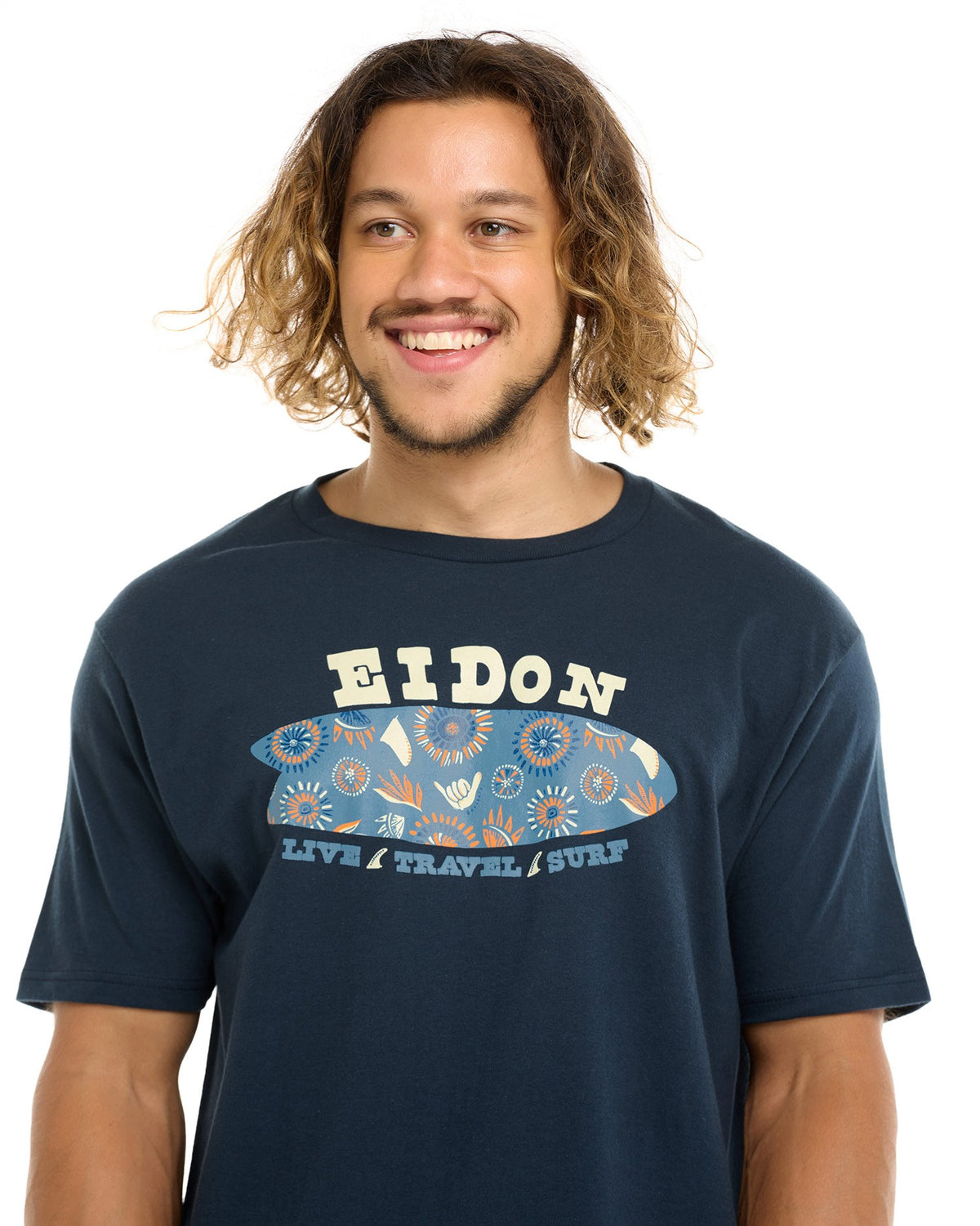 FINNEUS FISH MENS TEE-Navy