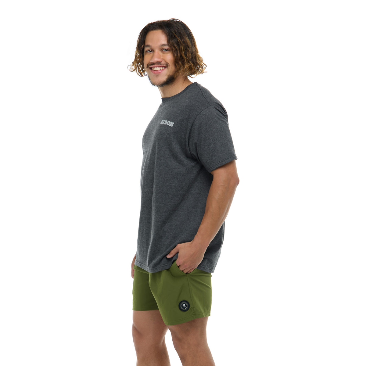 L.T.S. Shirt - CHARCOAL HEATHER - Eidon