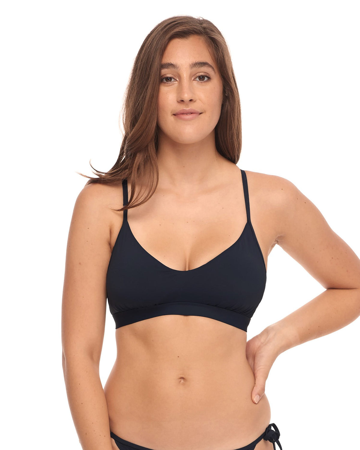 Madison D, DD, E & F Cup Top - BLACK LICORICE