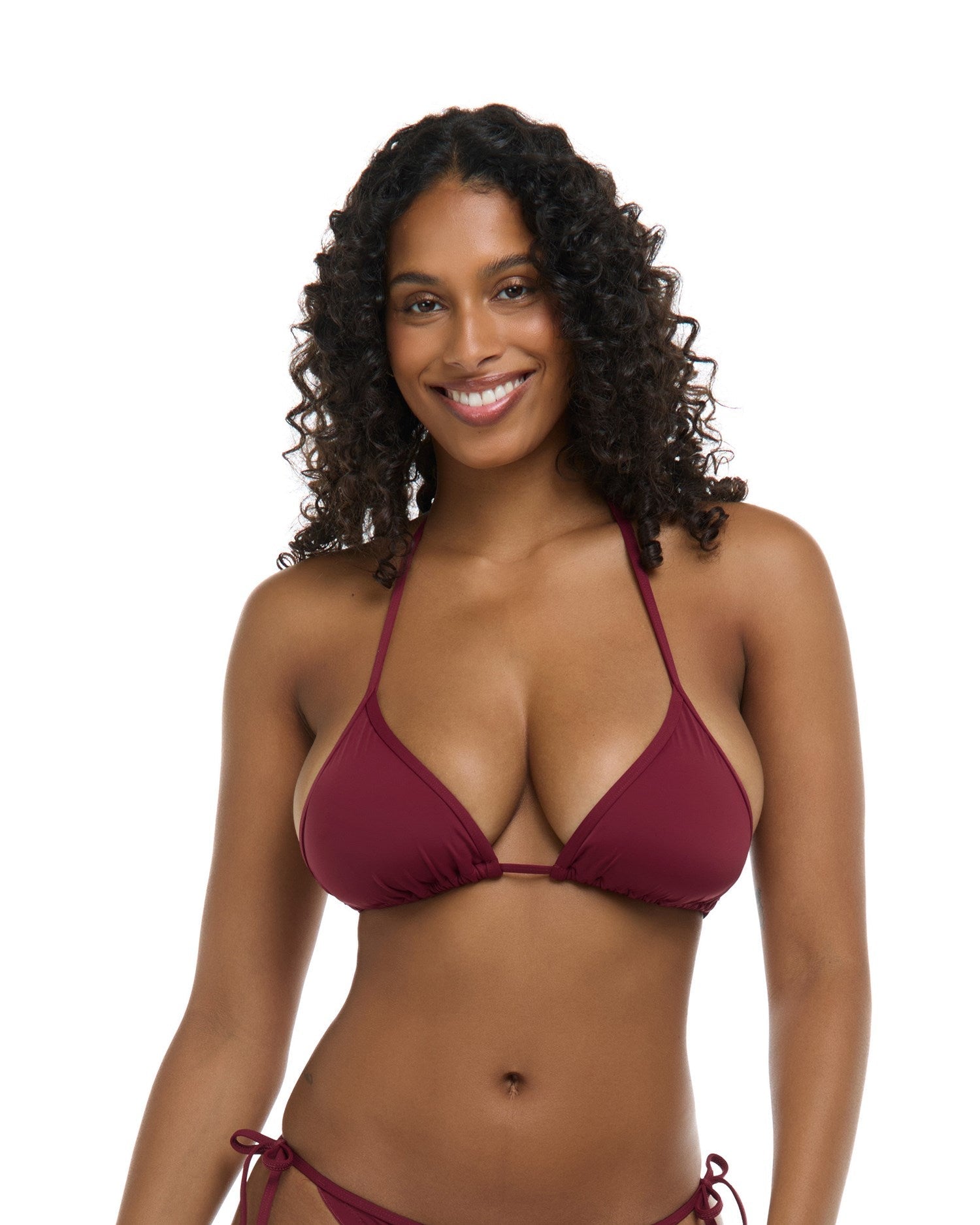 eidon Kali Slider D Cup Top - MULBERRY