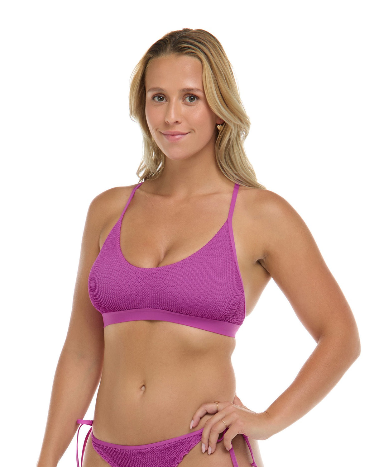 Alexa D, DD, E & F Cup Top - SORBET (Mauve)