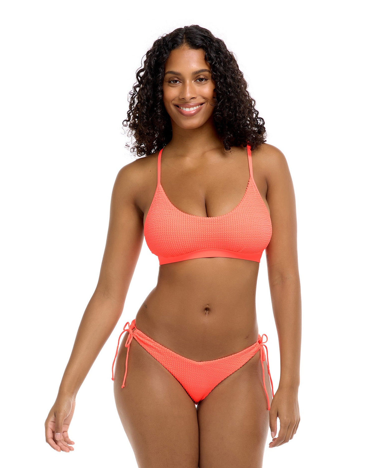 Alexa D, DD, E & F Cup Top - SORBET (Sour peach)