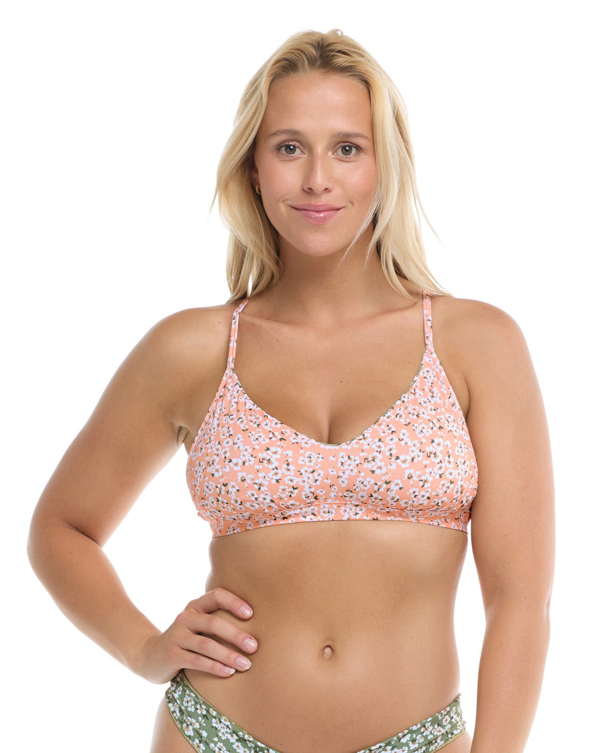 Madison D, DD, E & F Cup Top - TINY BLOOMS