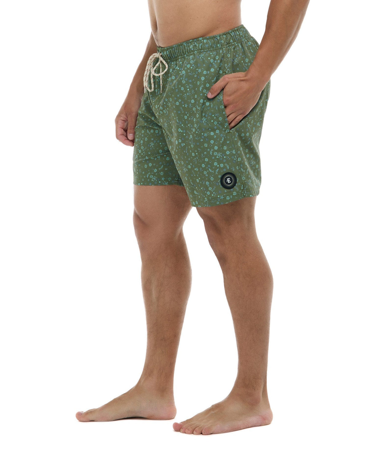 Tiny Sea Short - ARMY GREEN - Eidon